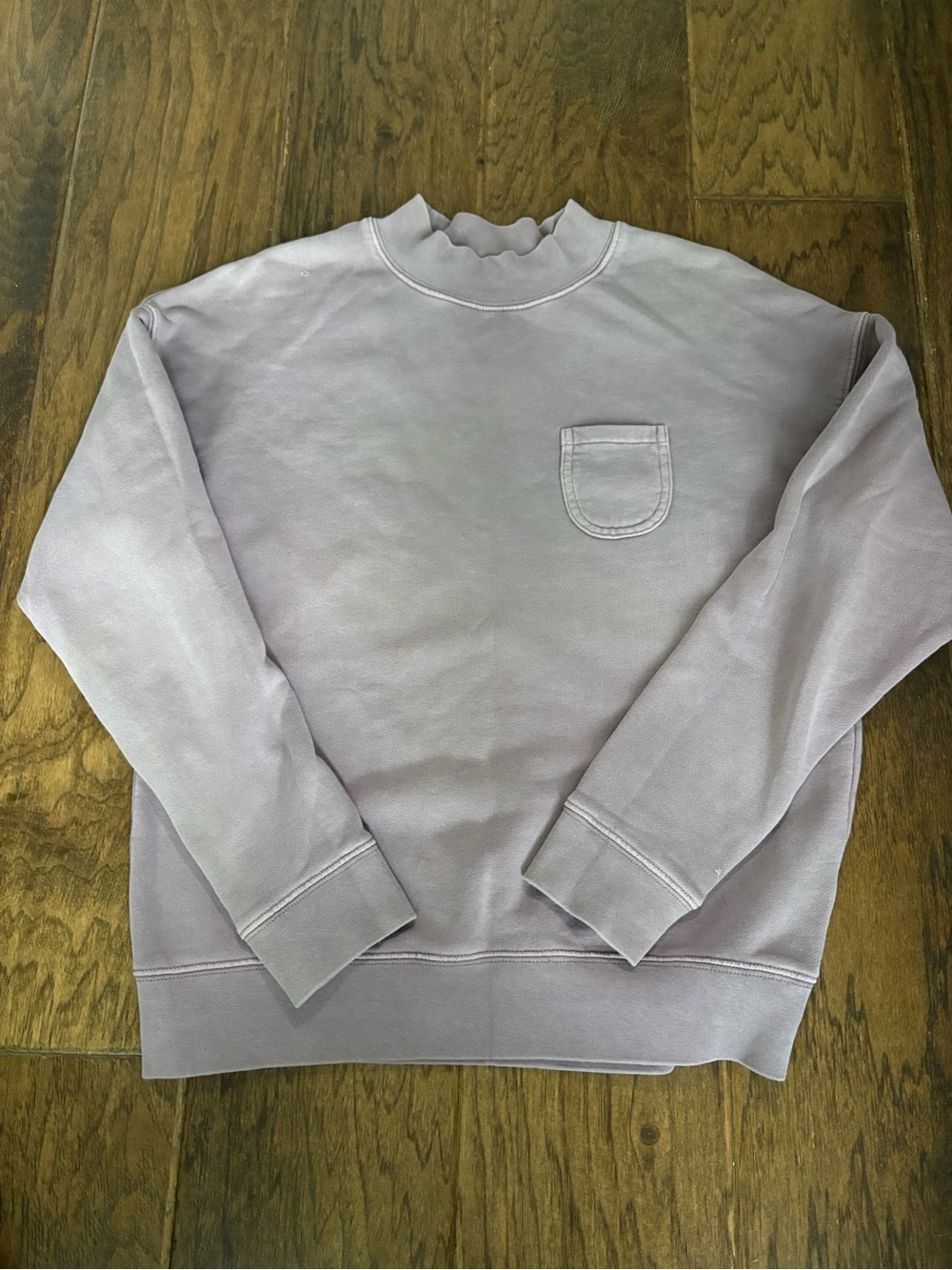 Madewell Dusty Lavender Pocket Sweatshirt